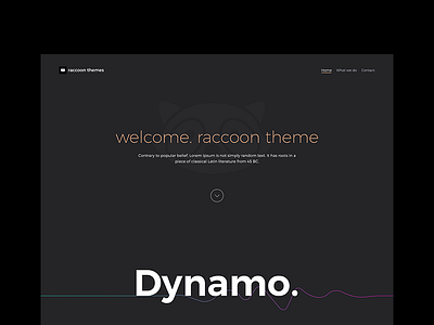 Raccoon admin bootstrap dashboard design interface responsive theme ui user web
