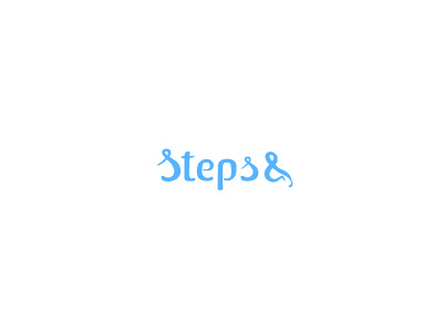 Steps Logo Name app brand color font identity logo name startup