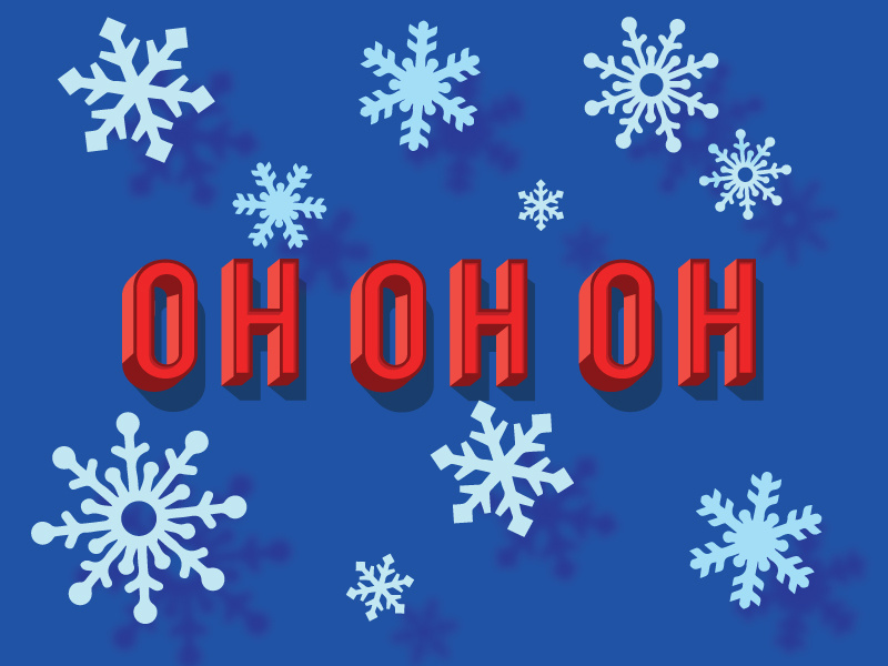 Christmas Icon Ohohoh freezing icon icons holidays red graphic colorful color