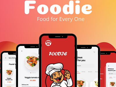 Foodie - Web/Mobile UI Design app branding design desktop graphic design illustration logo mobile app ui ui design ux web app