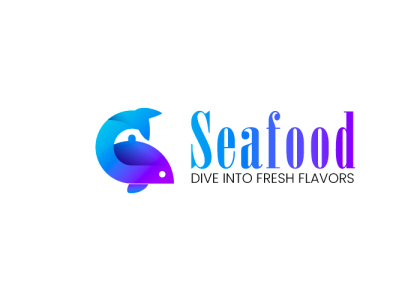 Seafood Symbolic Logo branding custom design graphic design illustration logo logo design ui ux vector