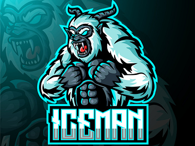 ICEMAN - Mascot Logo