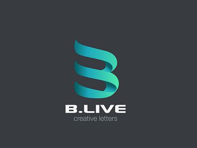 B.Live Minimal Logo Design