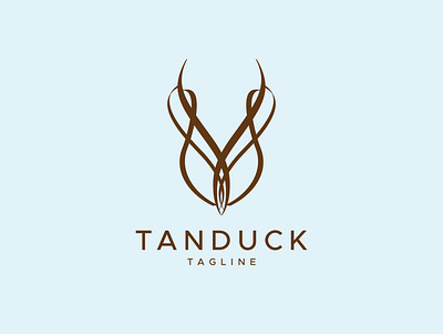 TANDUCK - Minimal Logo Design brand brand logo branding creative logo design graphic design logo minimal minimal logo minimalist logo modern logo