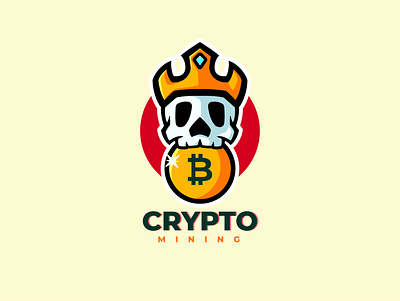 CRYPTO MINING animation branding crypto crypto logo design graphic design illustration logo logo design ui vector