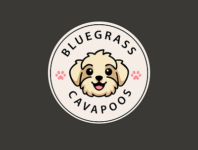 CAVAPOO 🐶 app branding cavapoo design dogs graphic design illustration logo logo design new design pictorial logo puppy ui