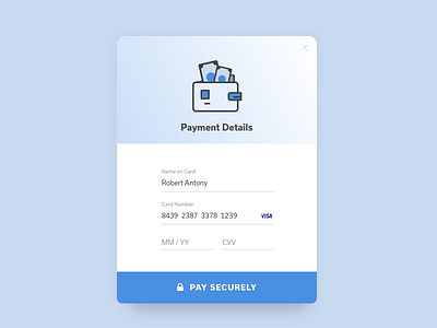 Credit Card Checkout - DailyUI 02 002 dailyui