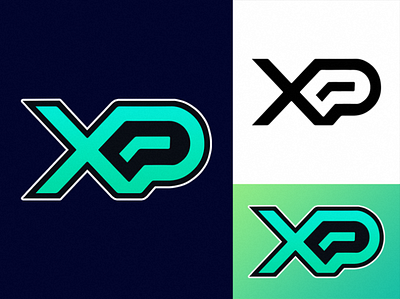 'XP' art branding daily design graphic design identity illustration logo logomark vector