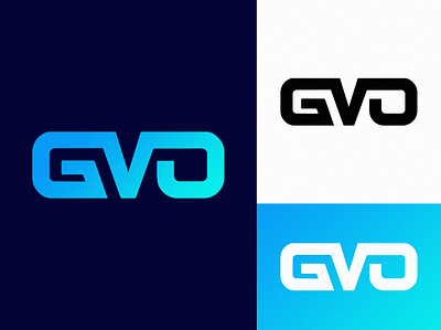 'GVO' art branding design icon identity illustration logo logomark profile vector