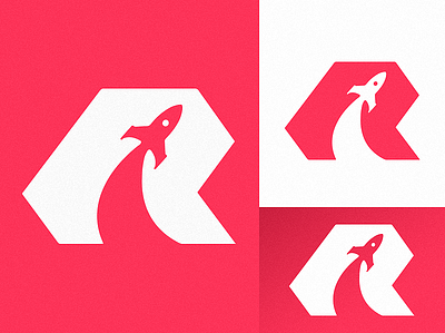 'R'ocket 2.0 art branding daily design icon identity illustration logo logomark ui