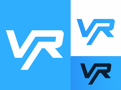 'V' + 'R' art branding daily design graphic design icon identity illustration logo logomark