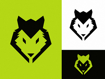 'WOLF' art branding daily design identity illustration logo logomark profile vector