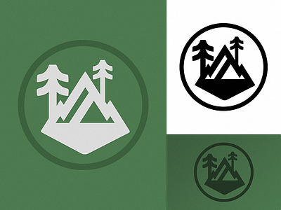 'Wilderness' art branding daily design identity illustration logo logomark ui vector