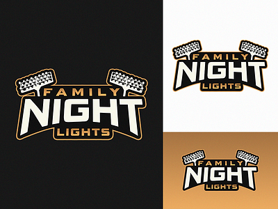 'Family Night Lights' art branding daily design identity illustration logo logomark ui vector