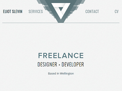 New Website yay! clean freelance minimal web development website wellington