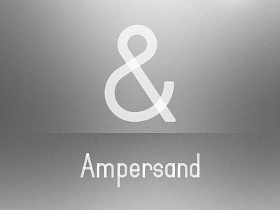Ampersand ampersand font layered origami typeface