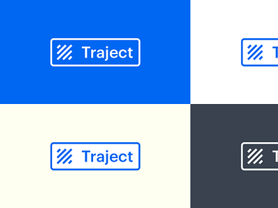 Traject Logo agency branding logo logotype software development