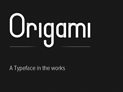 Origami font in the works origami shadow transparent typeface