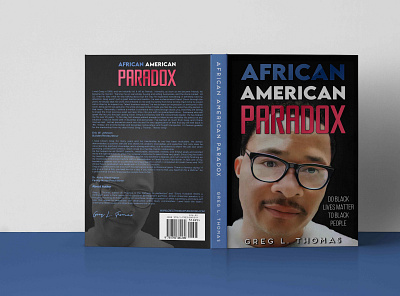 AFRICAN AMERICAN PARABOX authors book cover book cover design design graphic design illustration