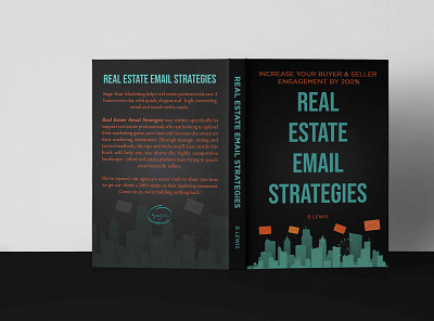 REAL ESTATE EMAIL STRATEGIES authors book cover book cover design design graphic design illustration