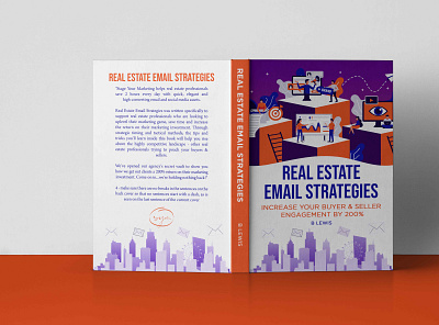 REAL ESTATE EMAIL STRATEGIES authors book cover book cover design design graphic design illustration