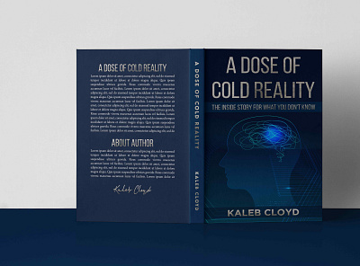 A DOSE OF COLD REALITY authors book cover book cover design design graphic design illustration