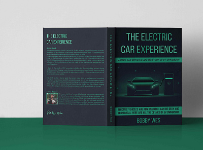 THE ELECTRIC CAR EXPERIENCE authors book cover book cover design design graphic design illustration