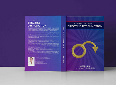 ERECTILE DYSFUNCTION authors book cover book cover design design graphic design illustration