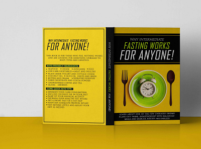 WHY INTERMEDIATE FASTING FOR ANYONE authors book cover book cover design design graphic design illustration