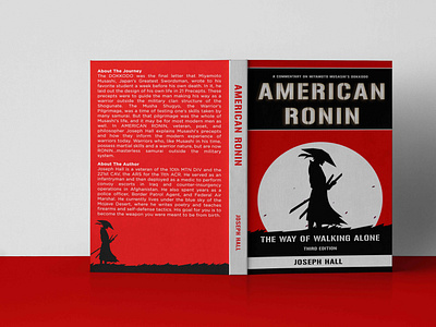AMERICAN RONIN authors book cover book cover design design graphic design illustration
