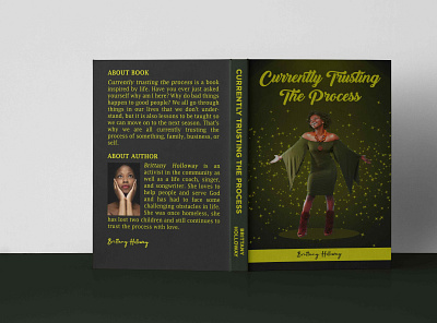 CURRENTLY TRUSTING THE PROCESS authors book cover book cover design design graphic design illustration