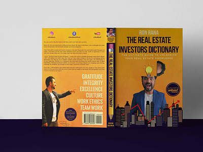 THE REAL ESTATE INVESTORS DICTIONARY authors book cover book cover design design graphic design illustration