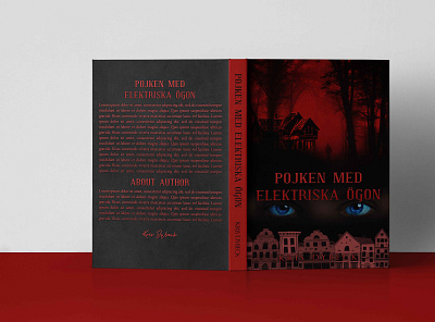 POJKEN MED ELEKTRISKA OGON authors book cover book cover design design graphic design illustration