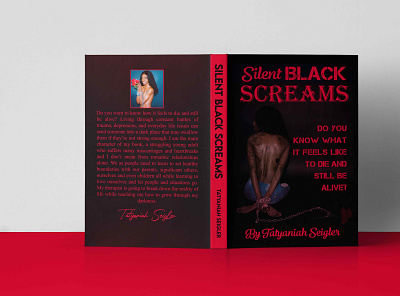 SILENT BLACK SCREAMS authors book cover book cover design design graphic design illustration