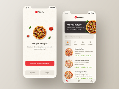 Pizza app | Daily Goal Completion