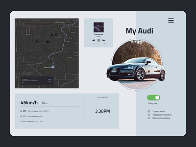 Daily UI 034 - Car interface