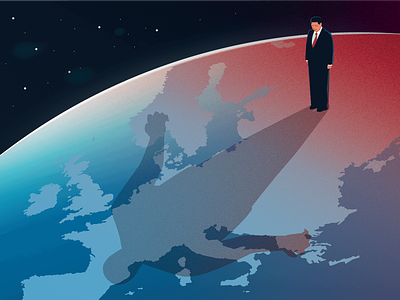 Xi Jinping blue china earth europe illustration illustrator planet president red shadow vectorart vectors xi jinping