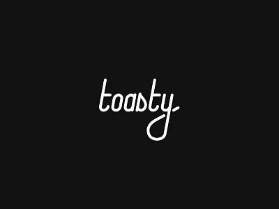 Toasty Marshmallow branding flat font identity lettering logo logo design logotype script toasty marshmallow typography wordmark