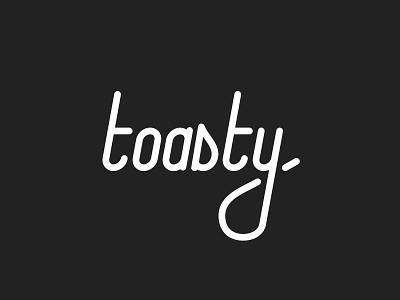 Toasty Marshmallow Logotype branding flat font identity lettering logo logo design logotype script toasty marshmallow typography wordmark