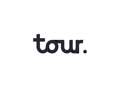 Tour. branding font identity lettering logo logo design logomark logotype product logo design tour typography wordmark