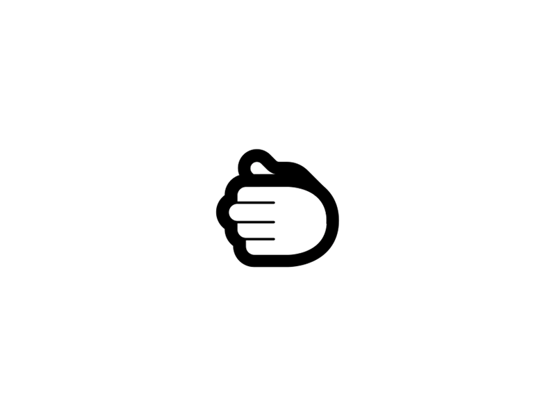 A Simple Gesture animation flat gesture hand icon iconography icons like simple thumbs up
