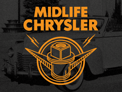 Midlife Chrysler Revise chrysler illustration logo orange revisions
