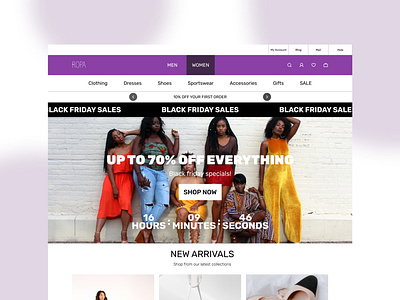 E-Commerce (Landing Page)