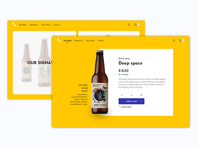 E-Commerce Shop - Daily UI 012 beer branding brewery daily 100 daily ui dailyui dailyui 012 design e commerce e commerce app e shop ui ui ux design uidesign web