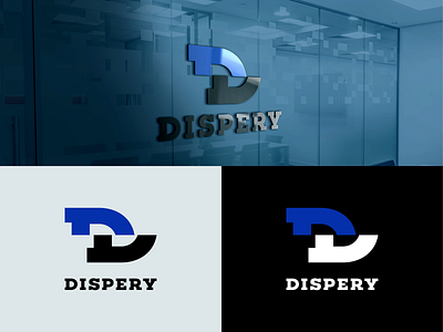 Dispery - Technology brand identity branding design designer font graphic design letter lettermark logo logotype technology typography vector wordmarks