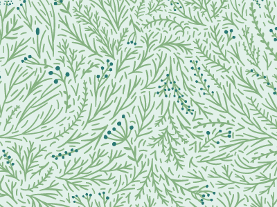 Floral pattern cartoon floral herbs pattern