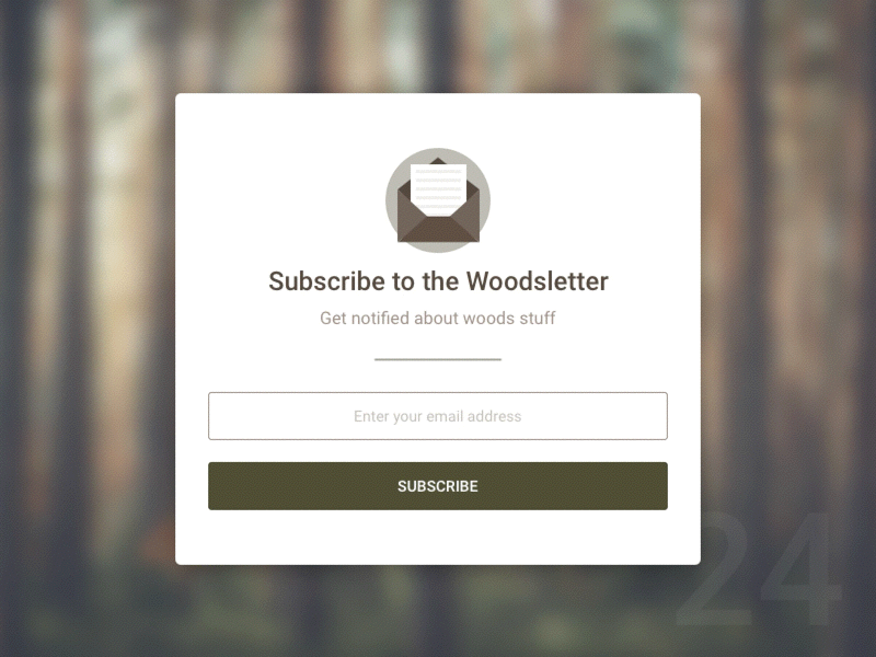 Day 24 - Newsletter Subscription