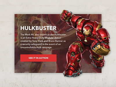 Day 27 - Hulkbuster Card