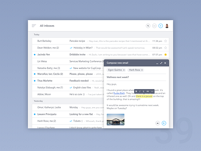 Day 39 - Compose Email 100dayuichallenge compose email emailclient