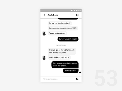 Day 53 - Chat UI